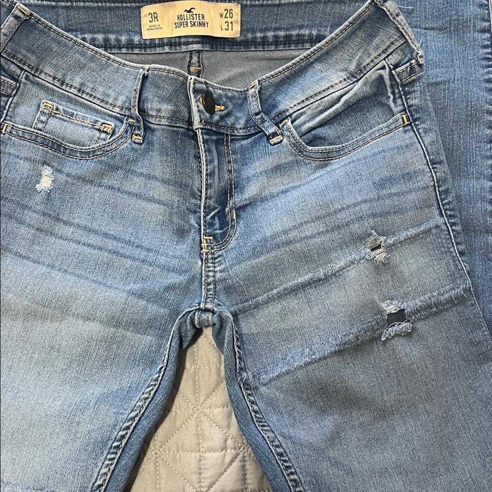Hollister Women's Skinny Jeans - Classic Blue